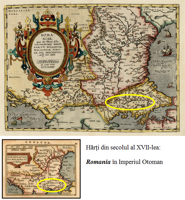 Romania într-o hartă din secolul al XVII-lea - b